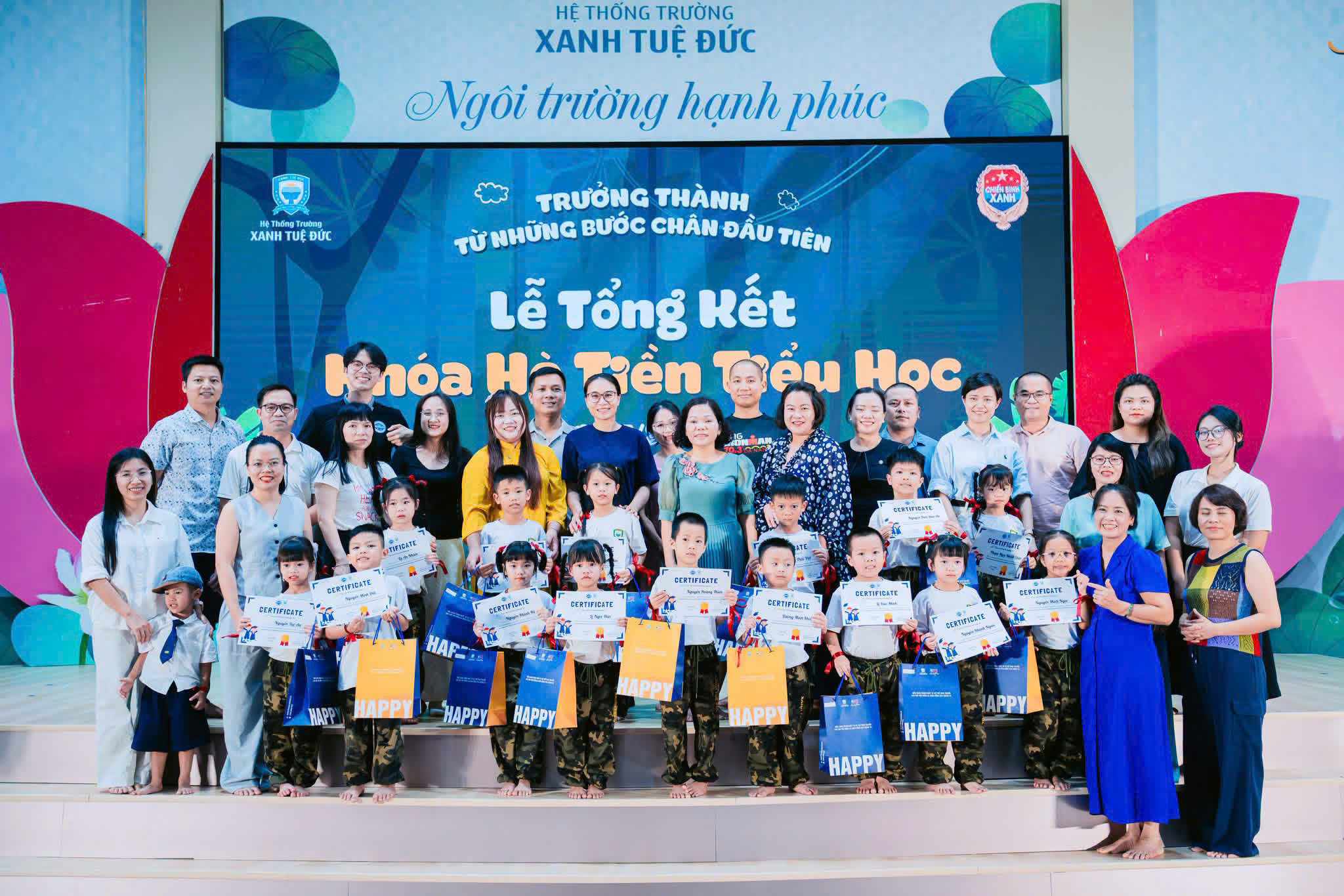 LỄ TỔNG KẾT TIỀN TIỂU HỌC SONG BẰNG - DẤU MỐC ĐẦU TIÊN TRÊN HÀNH TRÌNH TRƯỞNG THÀNH