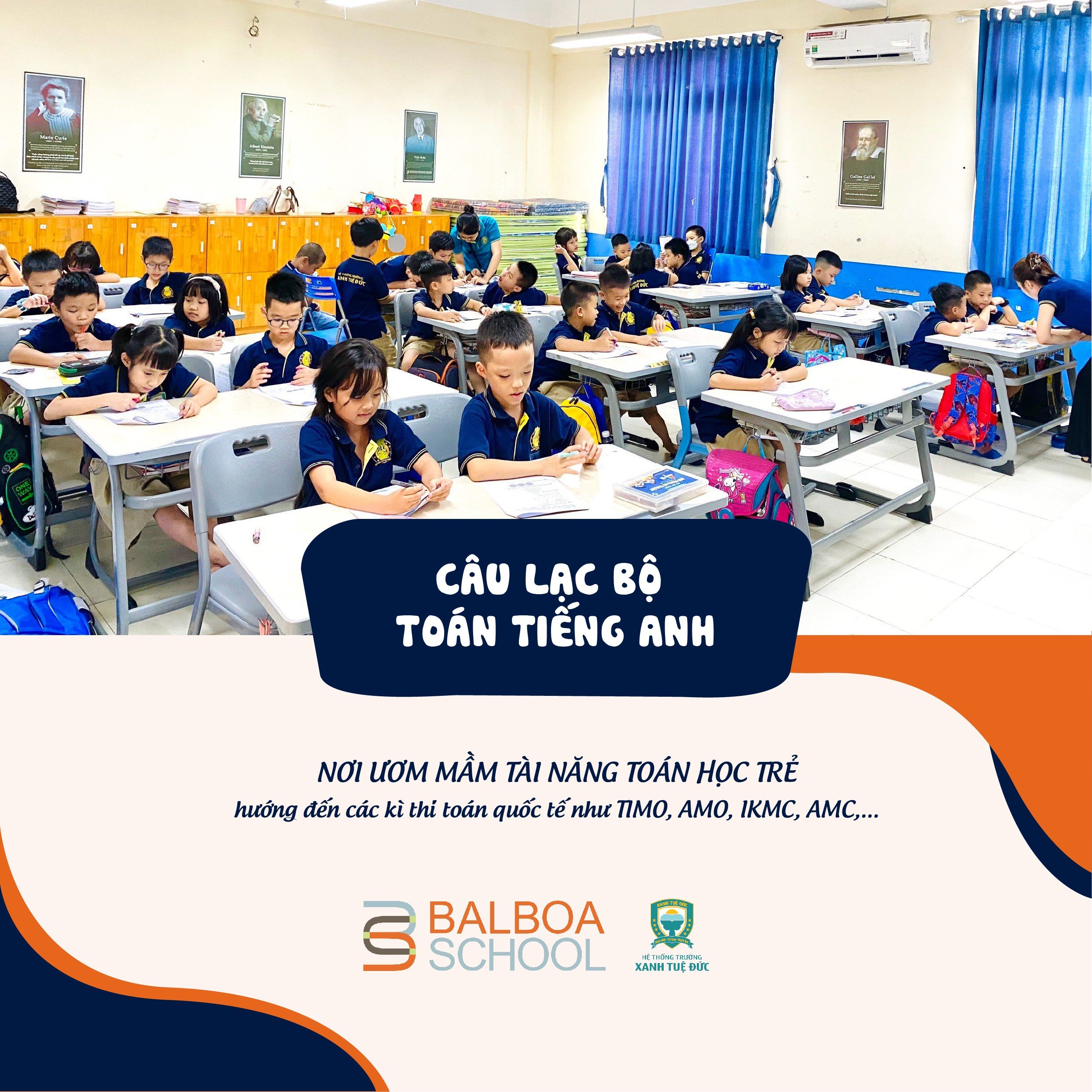 CÂU LẠC BỘ TOÁN TIẾNG ANH – NƠI ƯƠM MẦM TÀI NĂNG TOÁN HỌC TRẺ