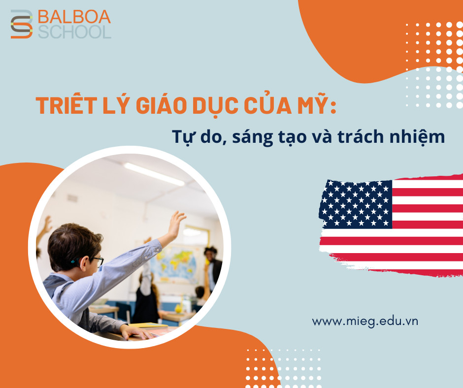 Triết lý giáo dục của Mỹ: Tự do, sáng tạo và trách nhiệm
